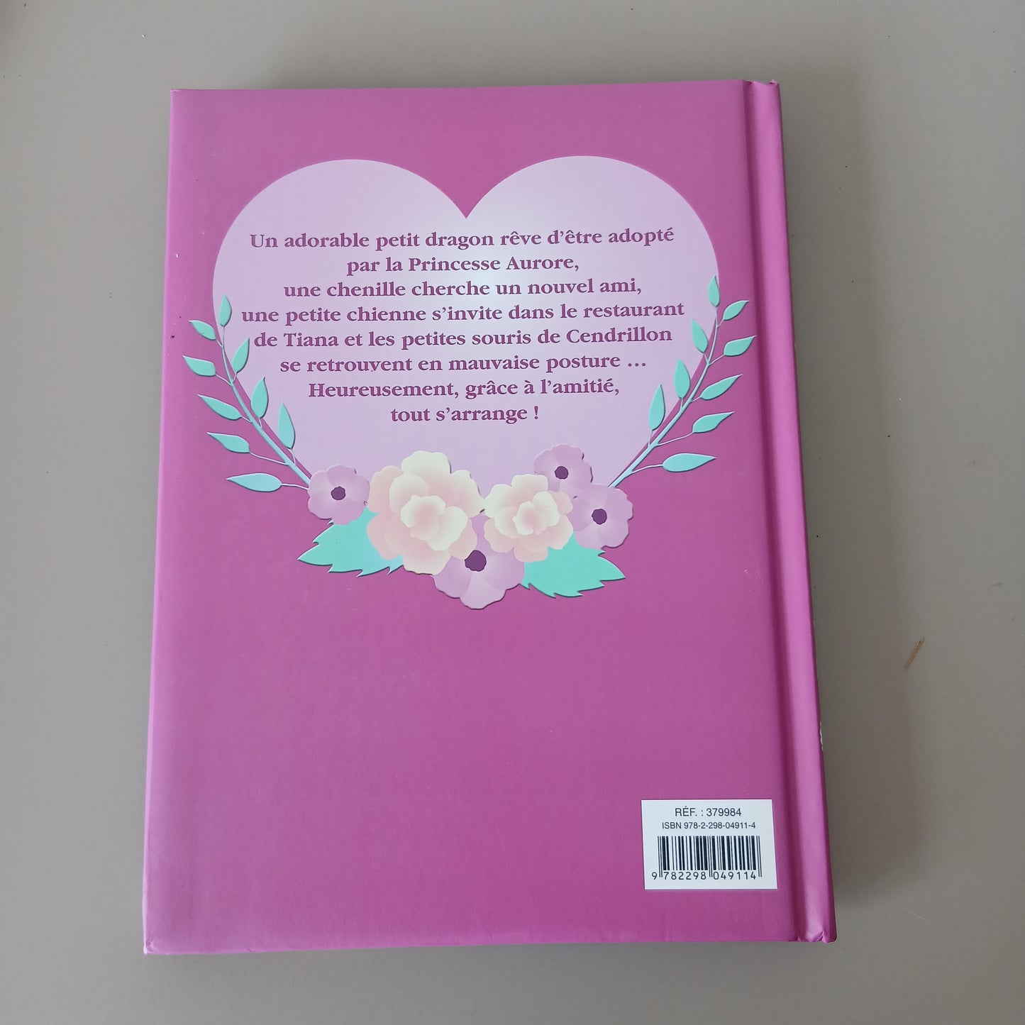 Disney Princesses & Animals Storybook French Book |Hardcover | 3+