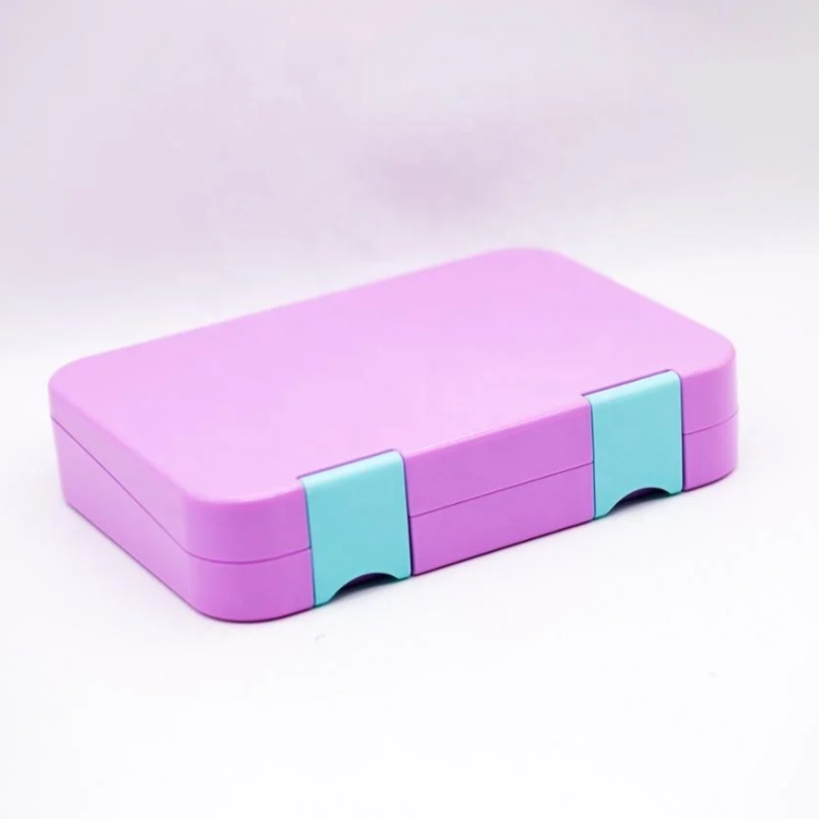 Premium Tritan Kids Lunch Box – Leakproof School Bento Box | Pink + Green