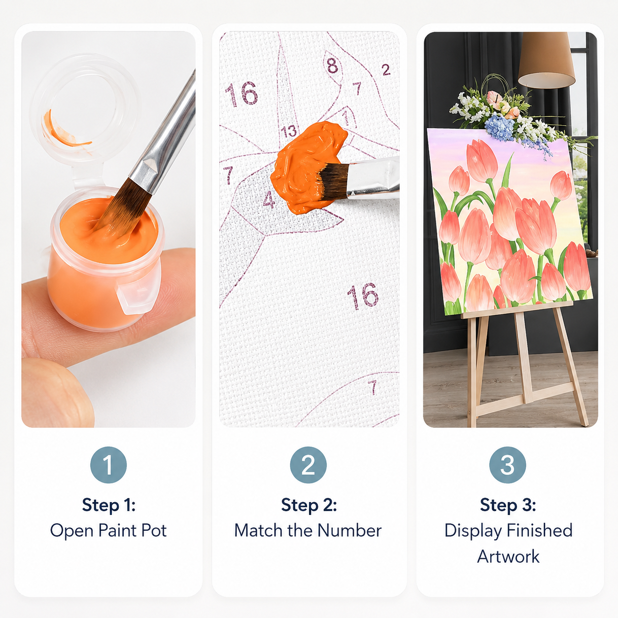 DIY Paint by Numbers Canvas Kit – 40 × 50 cm
