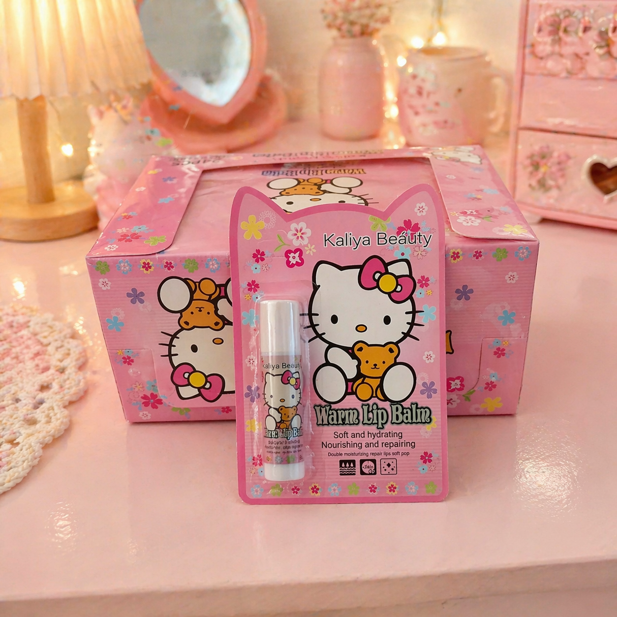 Hello Kitty Warm Lip Balm for Kids