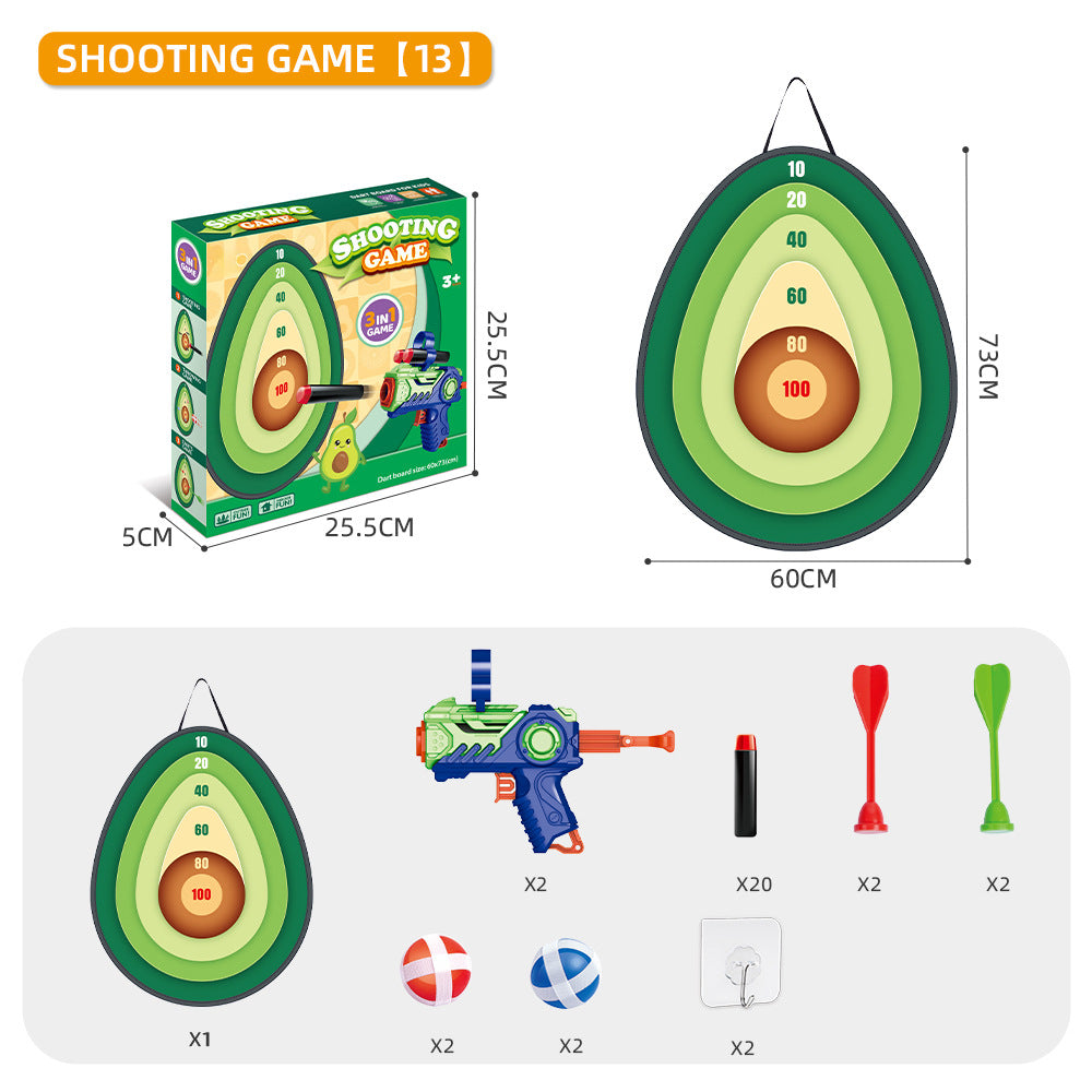 Shooting Game 3in1 Toy For Kids