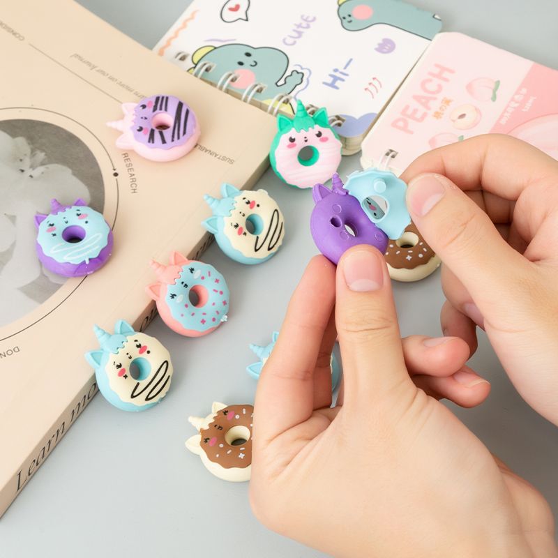 Eraser Donuts Design Random Color 1pc