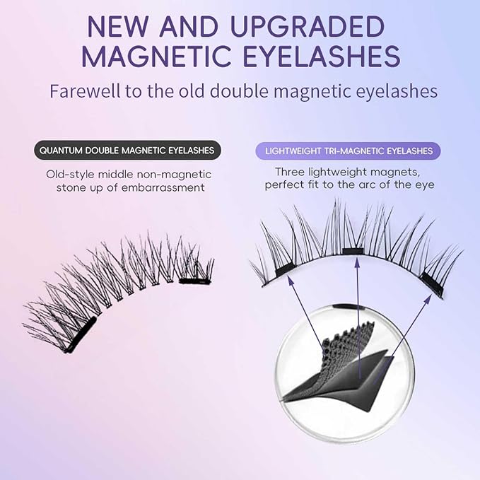 Magnet Eyelashes Professional Eyelashes 4 Types