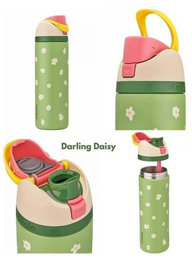 Owala Bottle Stainless Steel Free Sip Leak-proof Green Small Flowers 710-950ml
