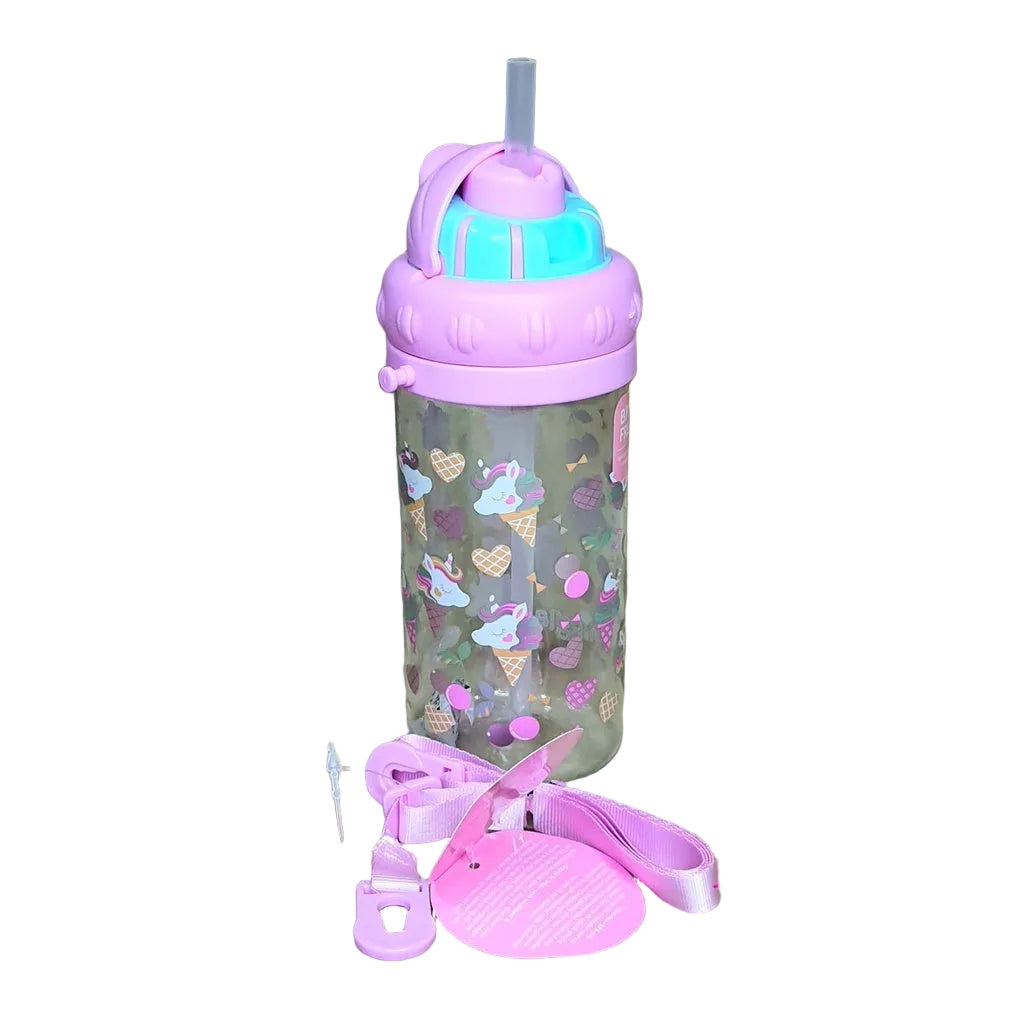 Smiggle Water Bottle – Unicorn Ice Cream | 430ml