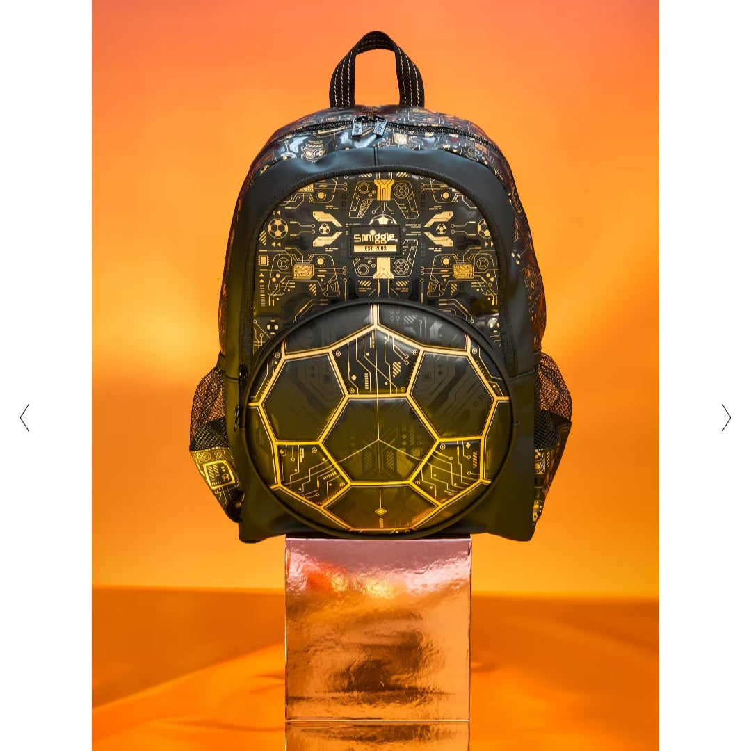 Smiggle Backpack Football Game Design 42cm G1-G3