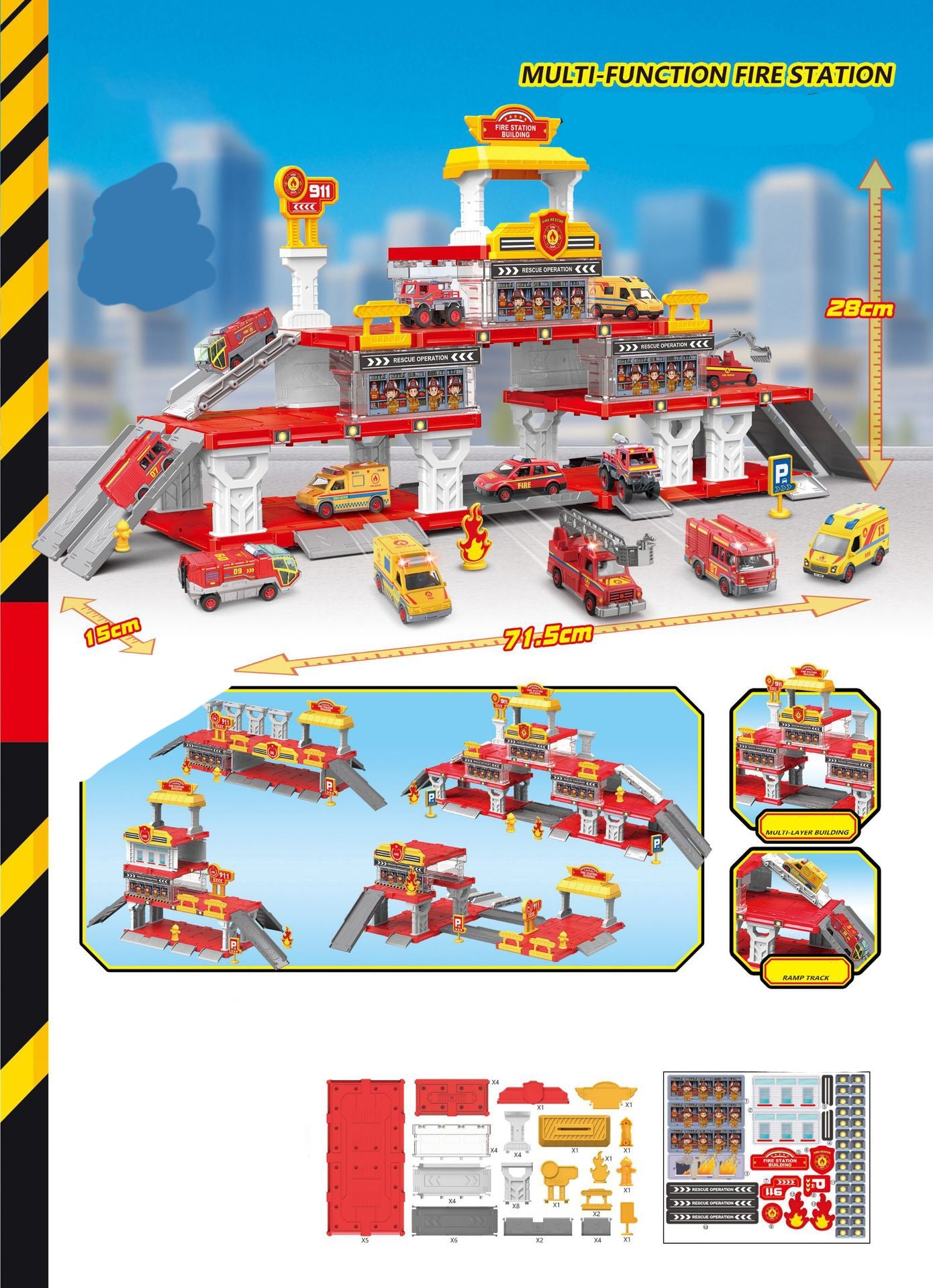 Fire Department City Action DIY Racing Series