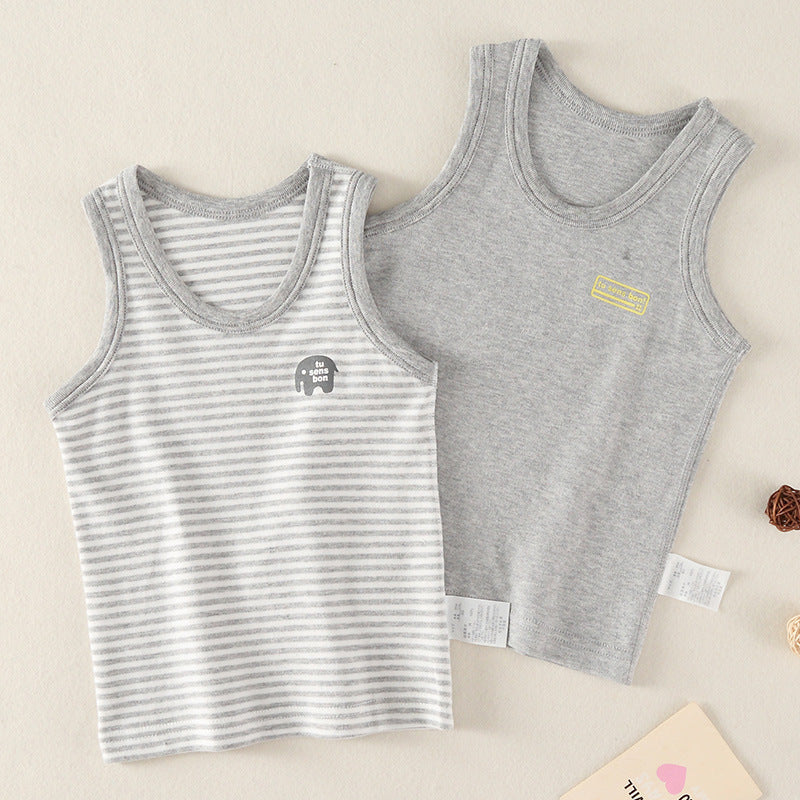 Underwear Base Shirts For Boys Set Of 2 Pcs Kids Size 2-12y