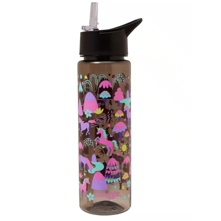 Smiggle Unicorn Design Water Bottle 650 ml 24cm