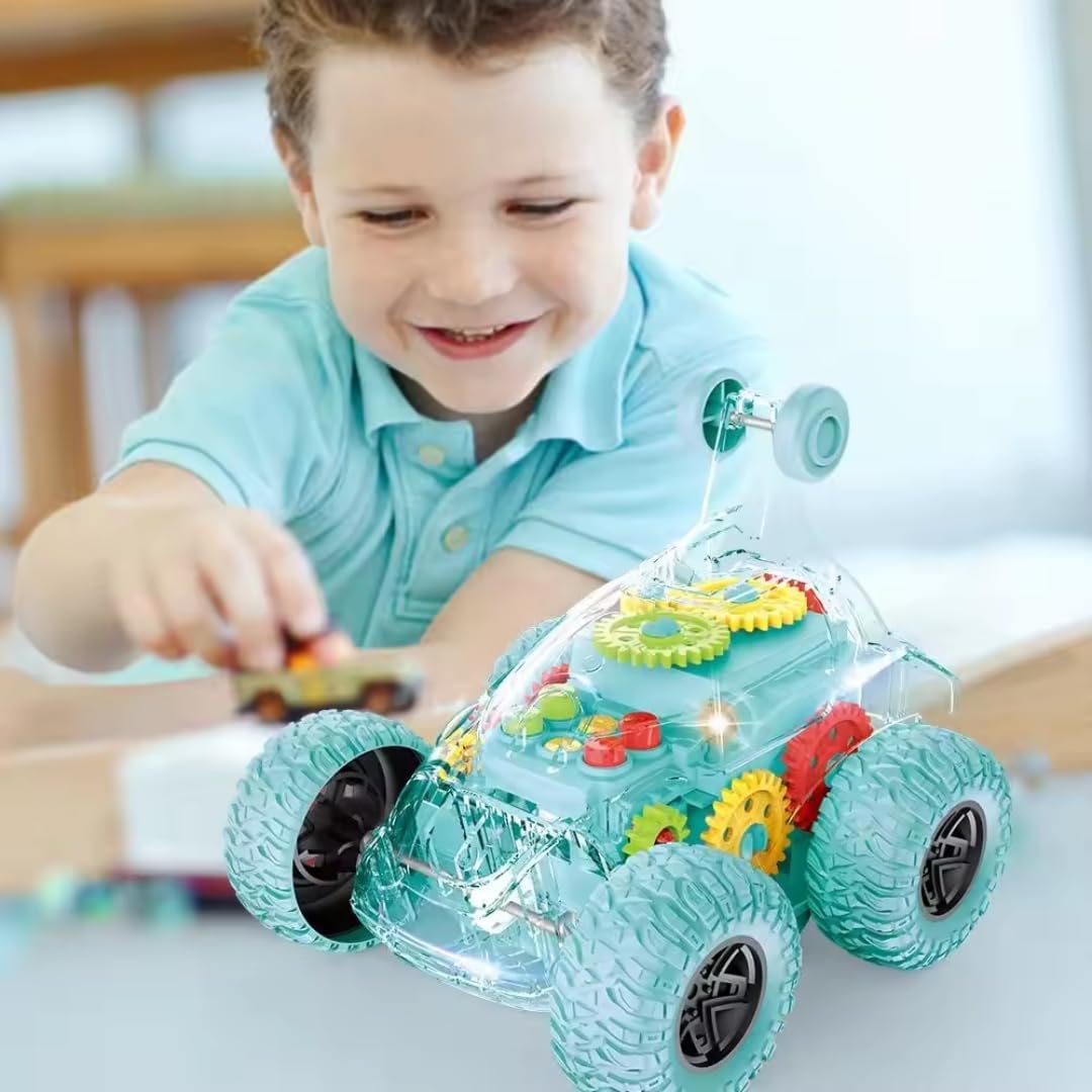 Stunt Gear Cars Toy For Boys