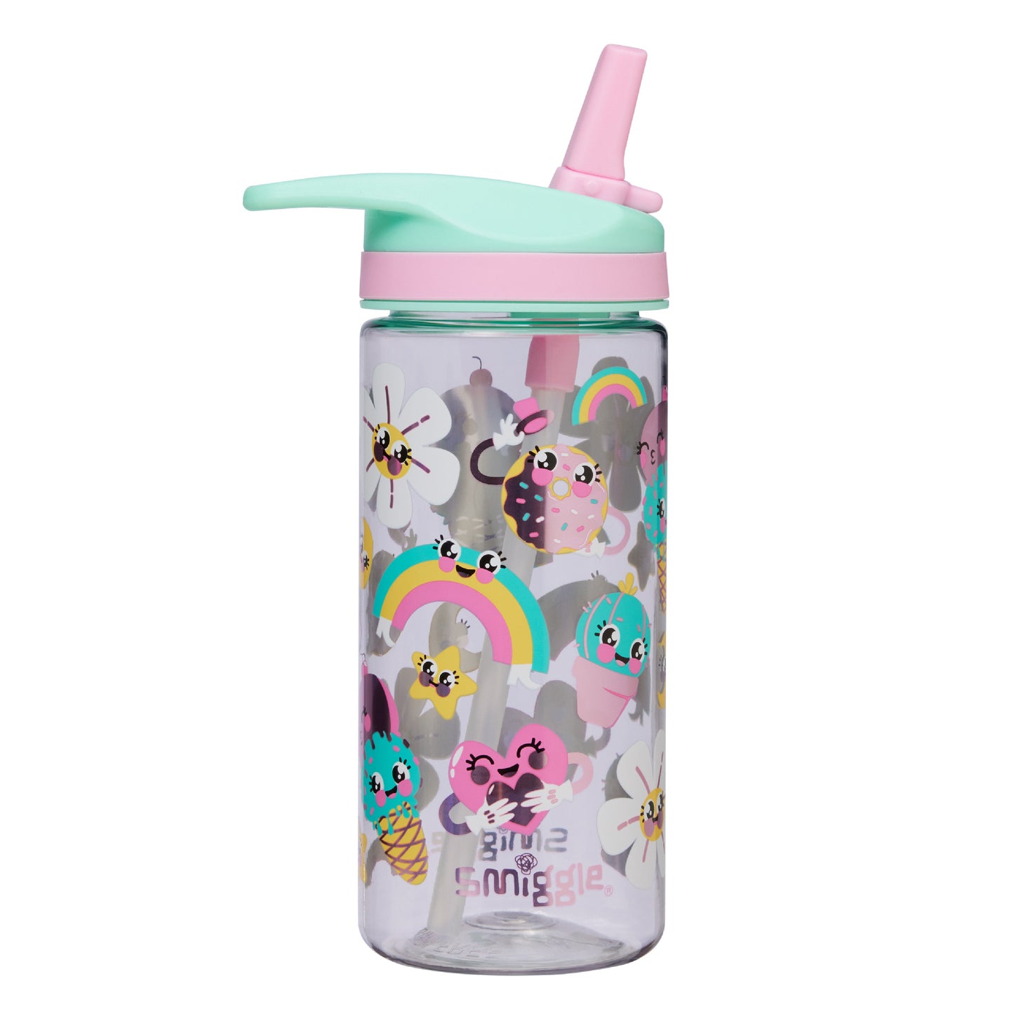 Smiggle Flower Design Set Of 3pcs Lunch Bag Case Backpack 38cm