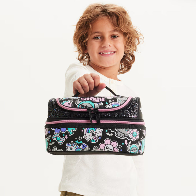 Smiggle Lunch Bag Black Cat Design