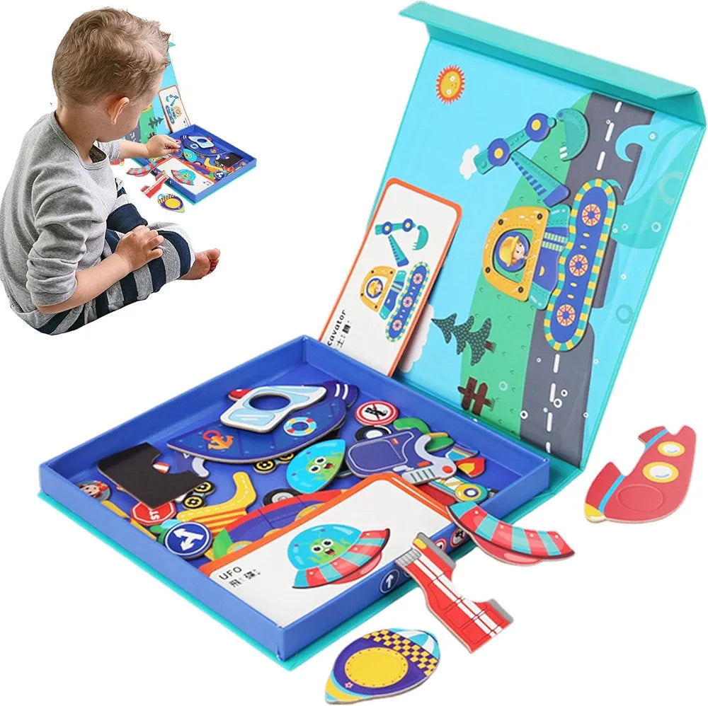 Wonderful Magnetic 3d IQ Puzzle Learning Toy