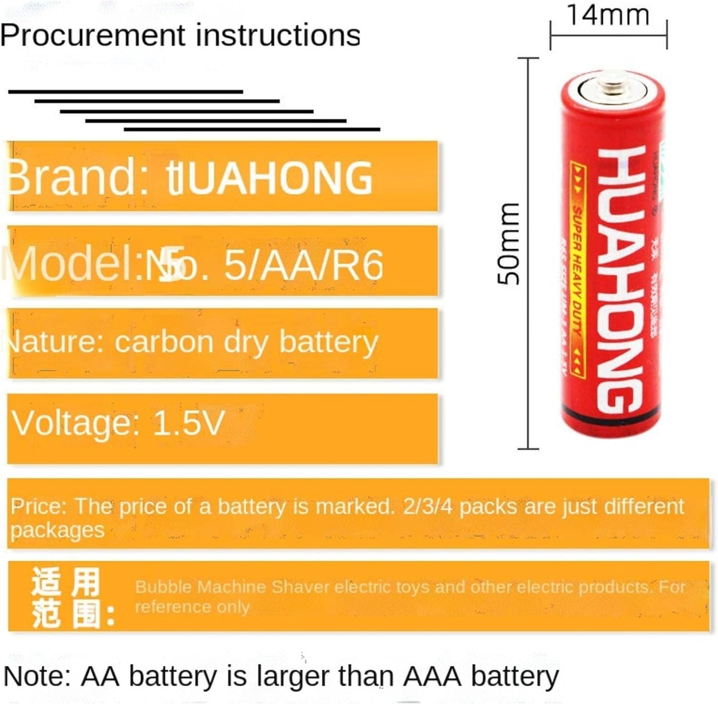 Batteries Pack Of 4 Pcs