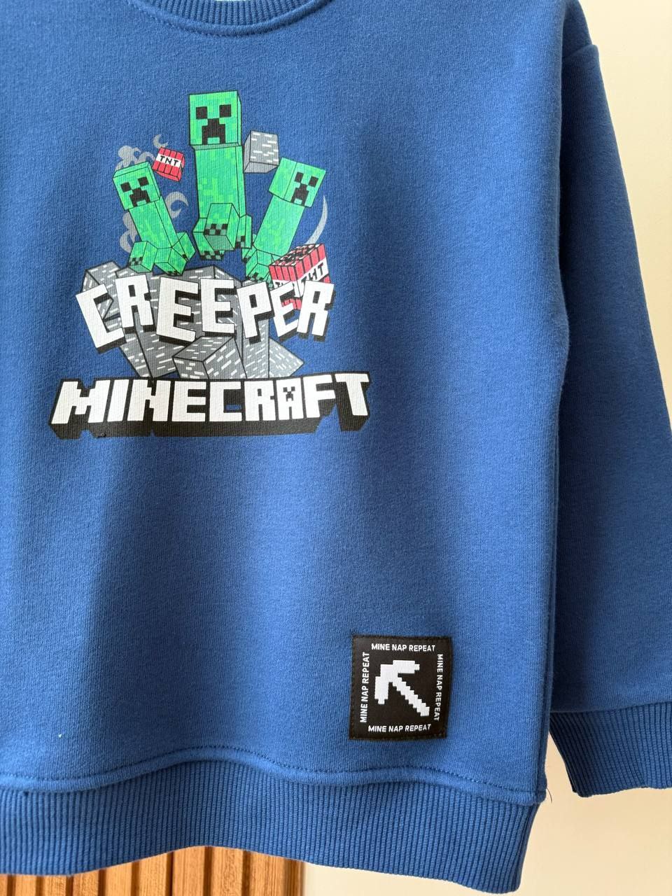 Sweater For Boys Creeper Minecraft Design Size 5-14y