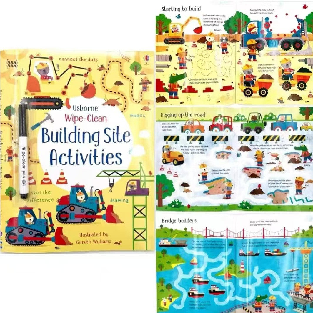 Usborne Wipe-Clean Books For Kids