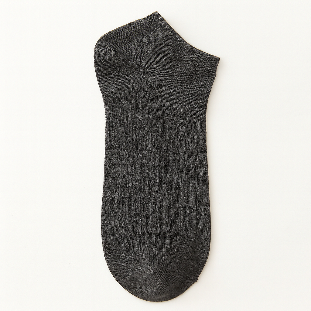 Short Socks Cotton Dark Grey 38-41