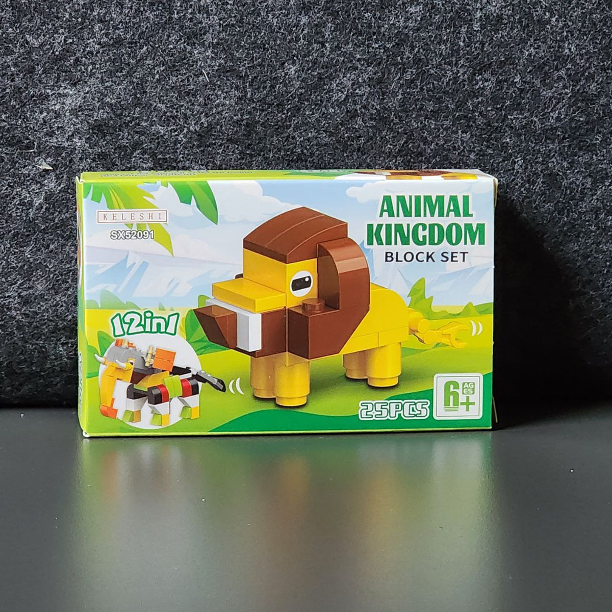Building Blocks Animal Kingdom 12in1 | Full Box | 4+