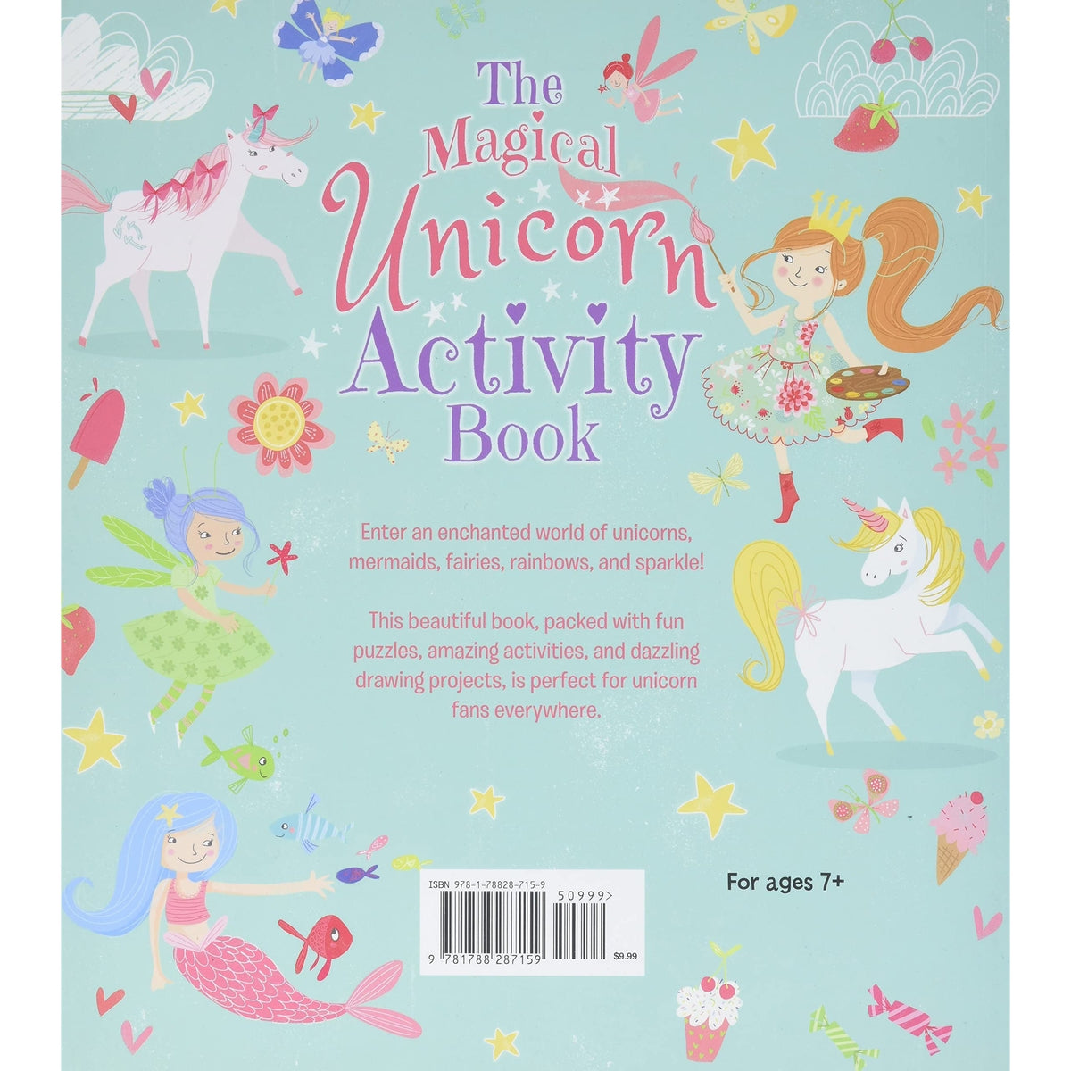 The Magical Unicorn Activity Book – Puzzles, Games & Drawing | Ages 7+