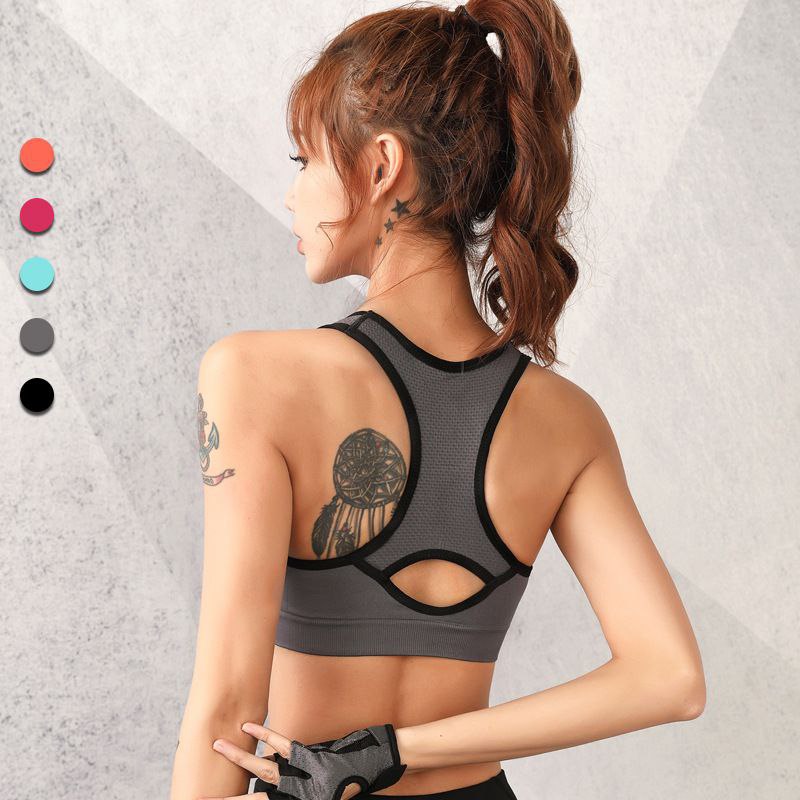 Sport Bra With Pads Push Up Yoga And Gym Wear Workout 2 colors Size M -3XL