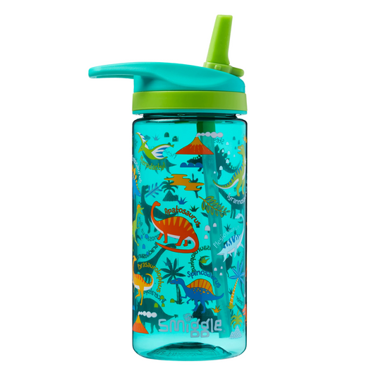Smiggle Bottle 440ml Dinosaur Design 17.5cm