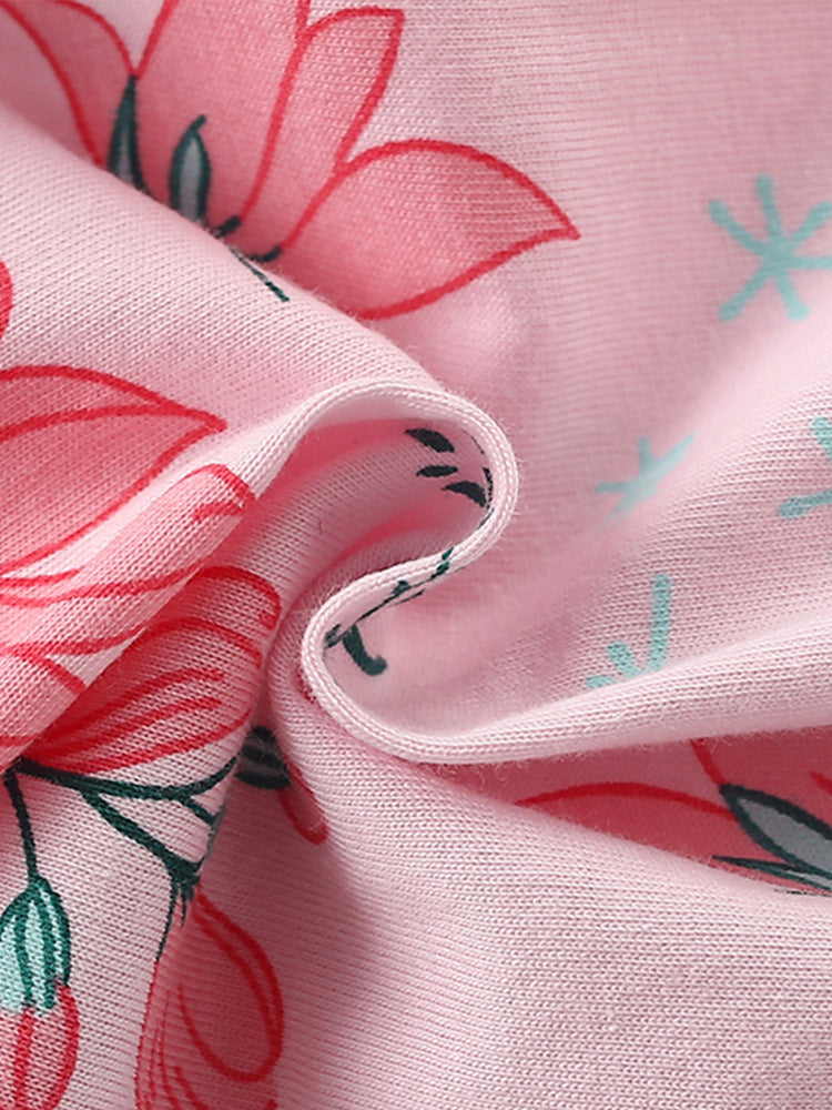Girls Cotton Flowers – Soft Summer Outfit (3–10Y)