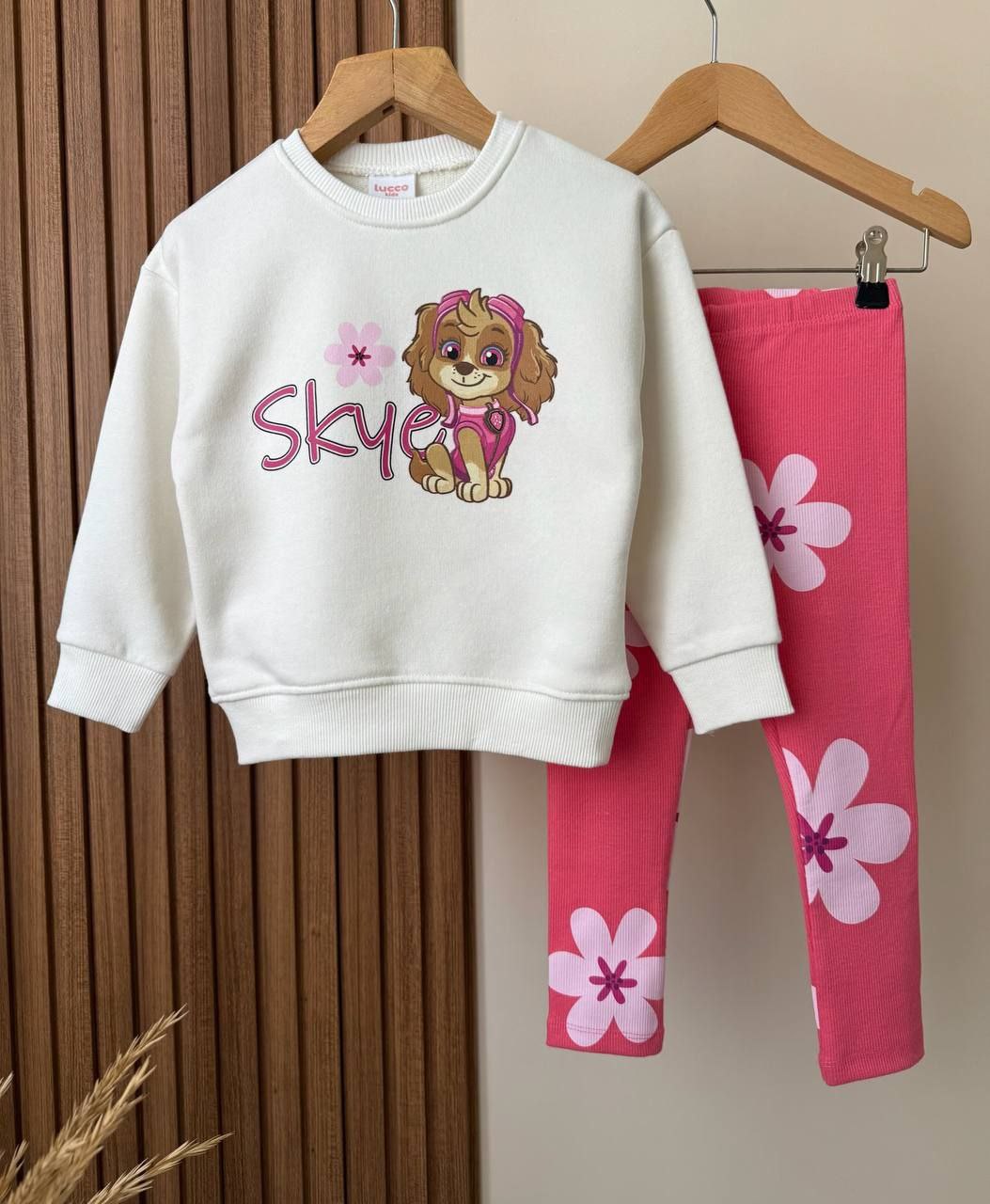 Outfit Cotton Paw Patrol Design Size 2-8y