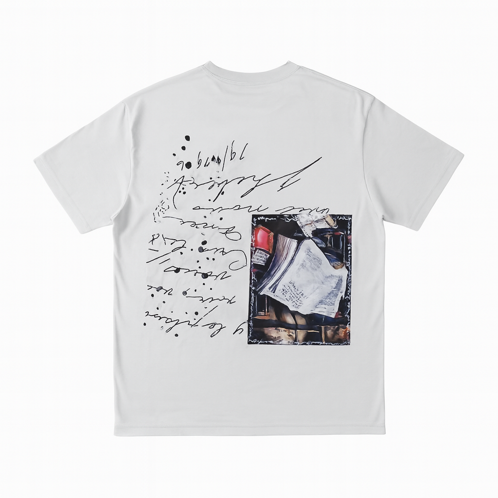 Light Grey Tshirt With Design Size XLarge