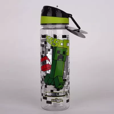 Smiggle Bottle 650ml Minecraft Design 24cm