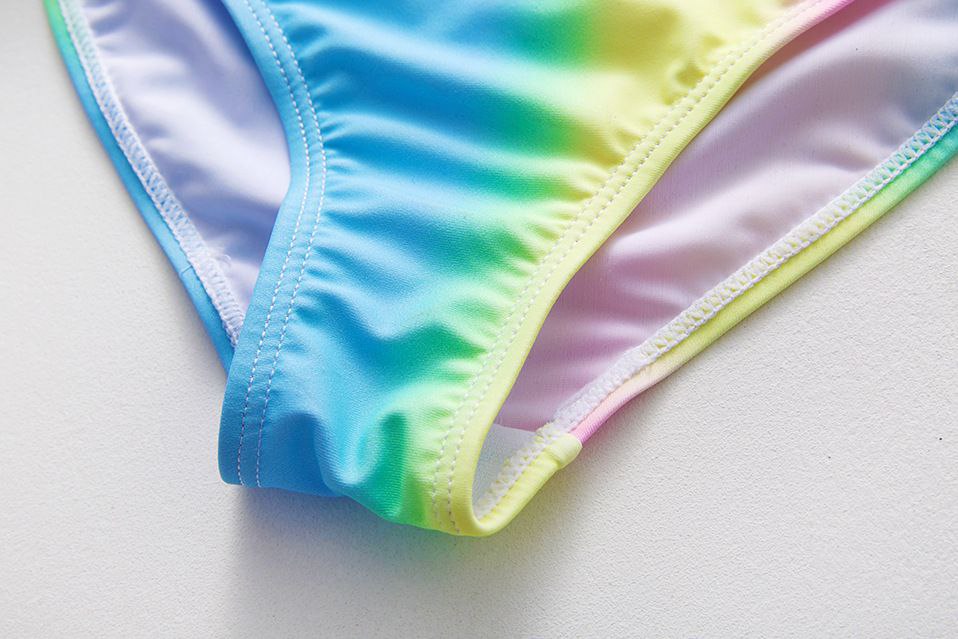 Swimwear For Kids Set Of 2 Pcs Colorful Design Size 3-12y