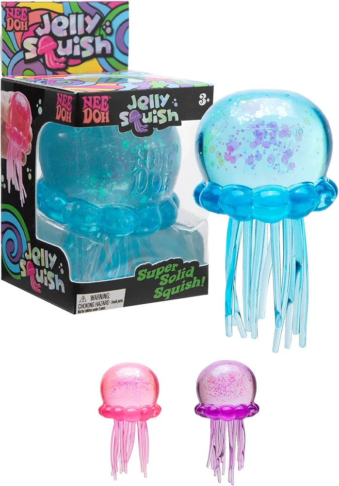 NeeDoh Squishy Jellyfish Sensory Toy – 3 colors | 3+