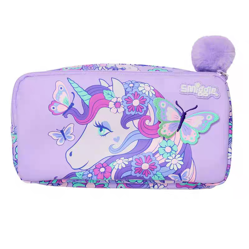 Smiggle Purple Unicorn Design Set 4pcs