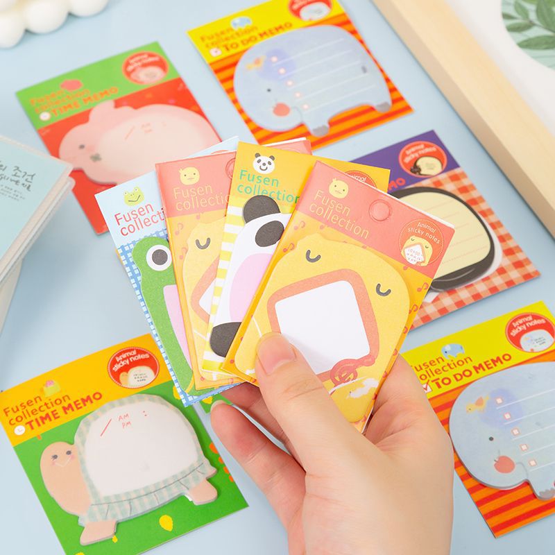 Sticky Note Cartoon Animal Design Pack Of 24 Pcs