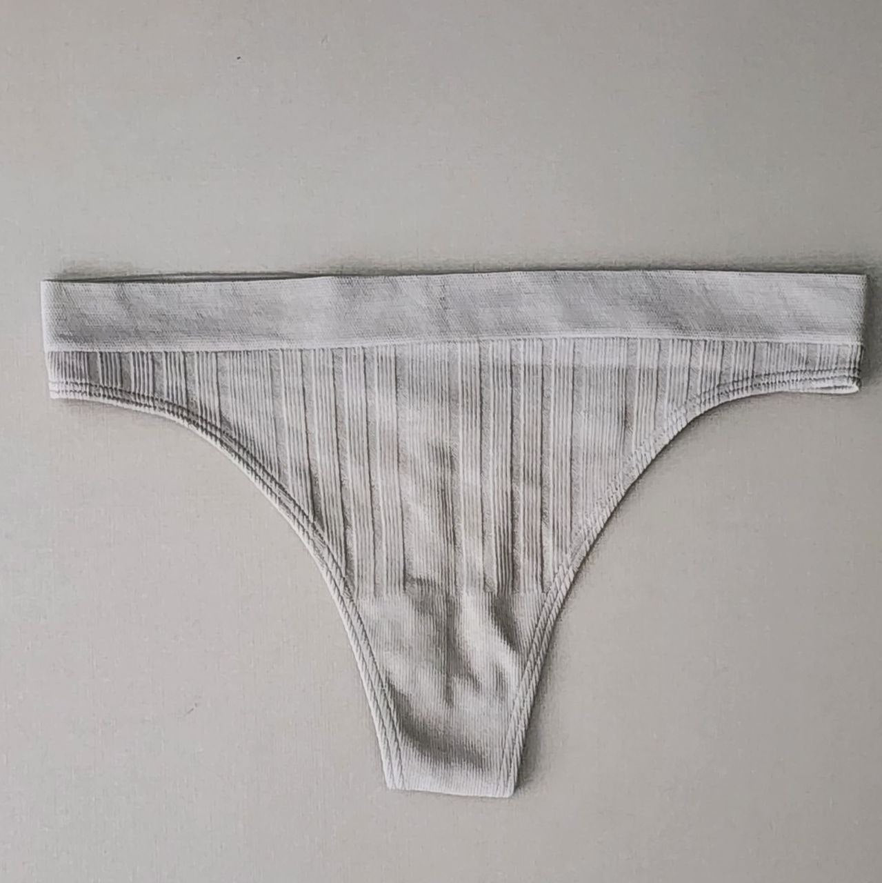 String For Sport Light Grey Underwear Panties Size S