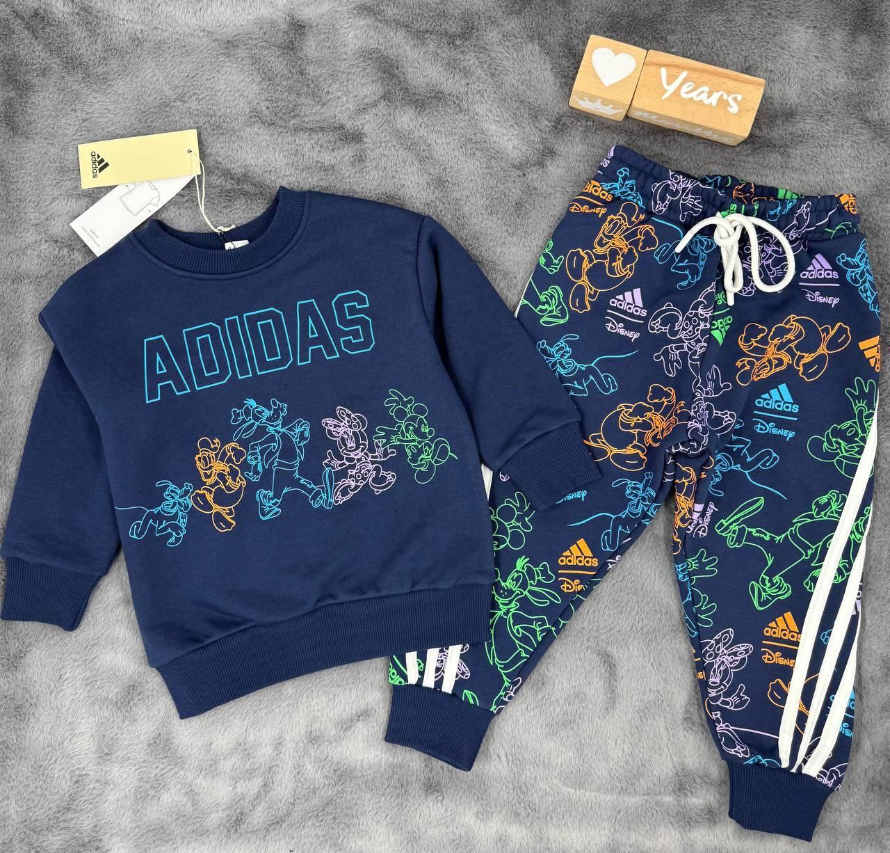 Cotton Outfit Adidas Disney Design Size 2-7y