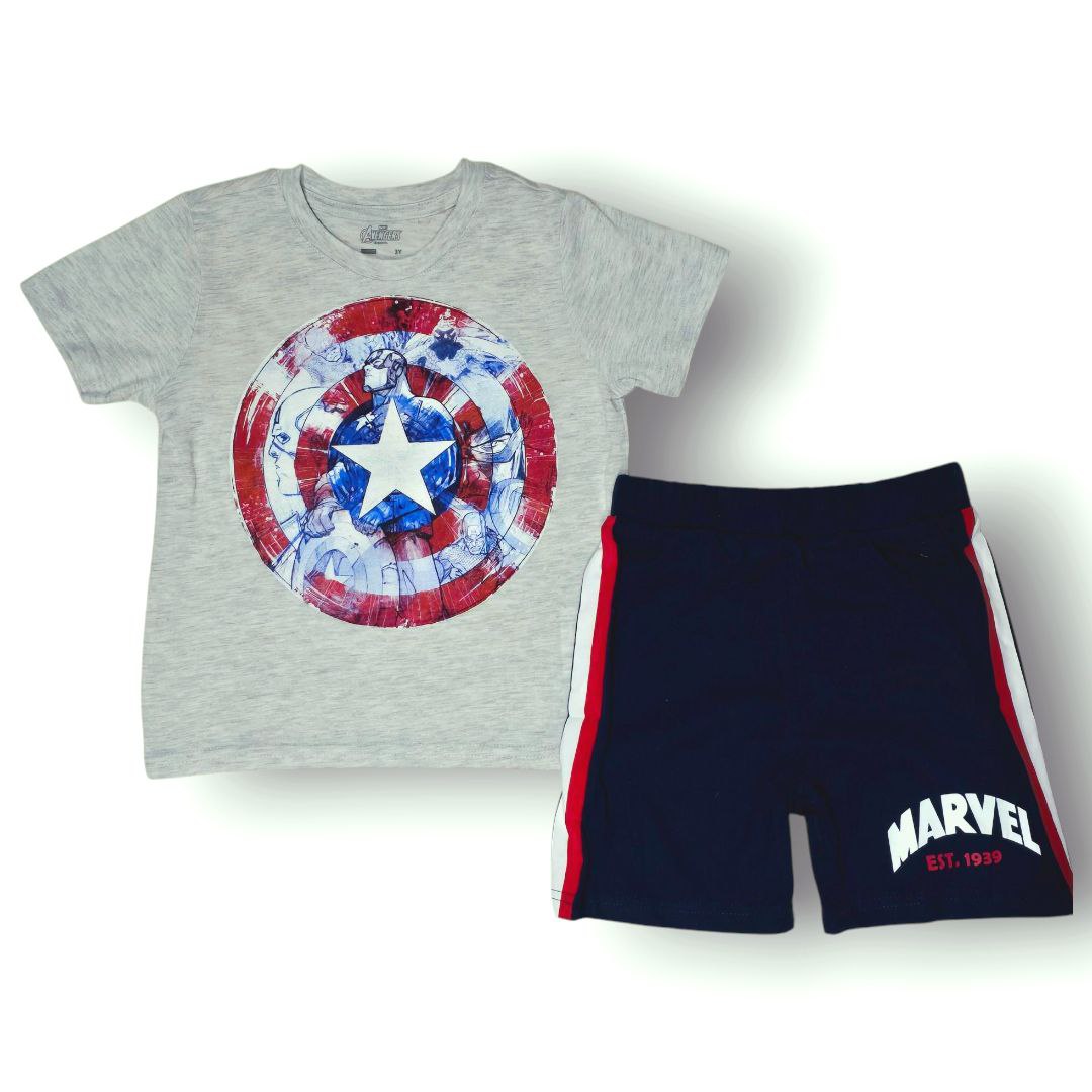 Outfit For Boys Captain America Design Size 3y