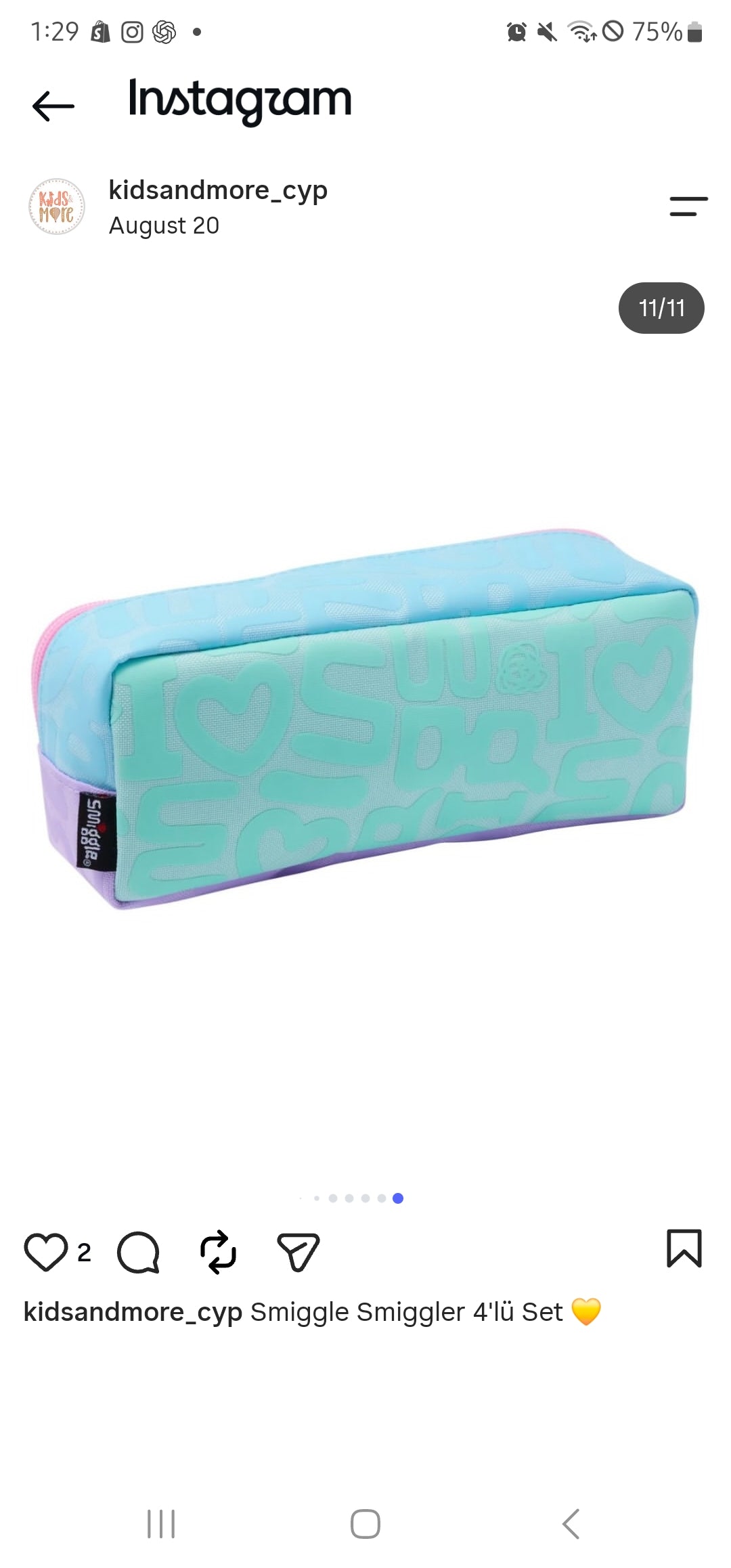 Smiggle Set 4pcs