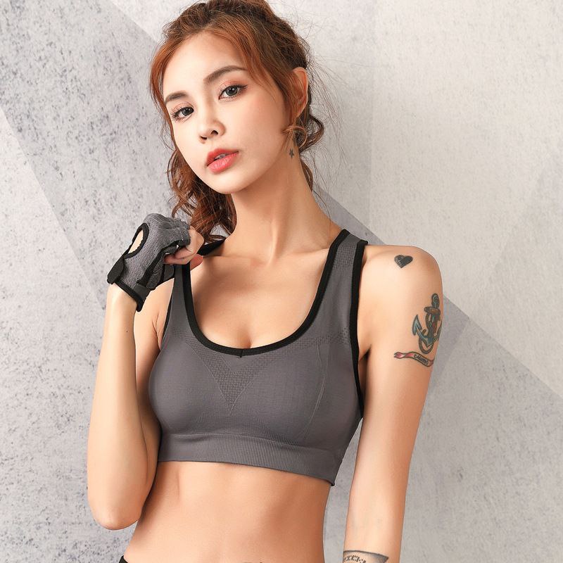 Sport Bra With Pads Push Up Yoga And Gym Wear Workout 2 colors Size M -3XL