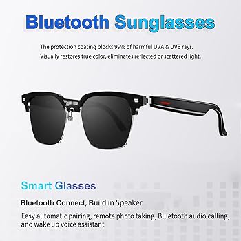 Bluetooth Smart Glasses Sunglasses Wireless Waterproof Half/Full Frame Model