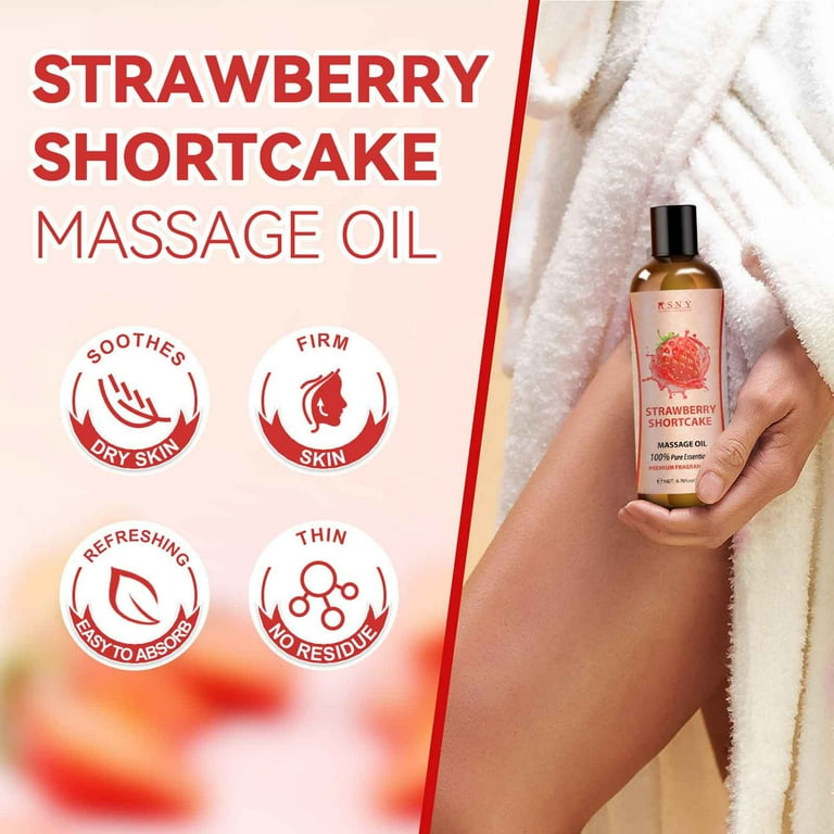 Body Massage Firming Oil Strawberry Shortcake 200ml