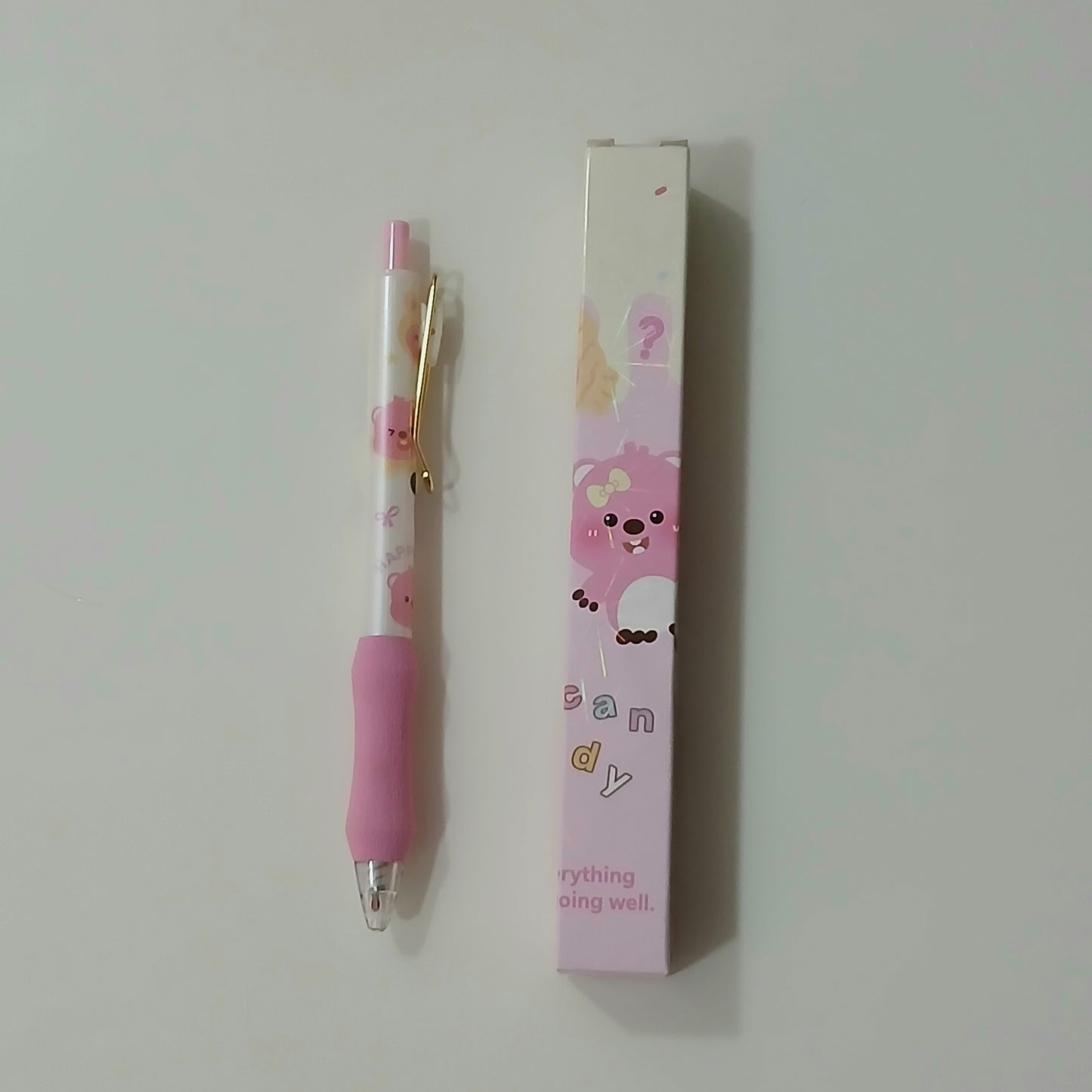 Loopy Press Gel Pen Random Design Bear By Piece