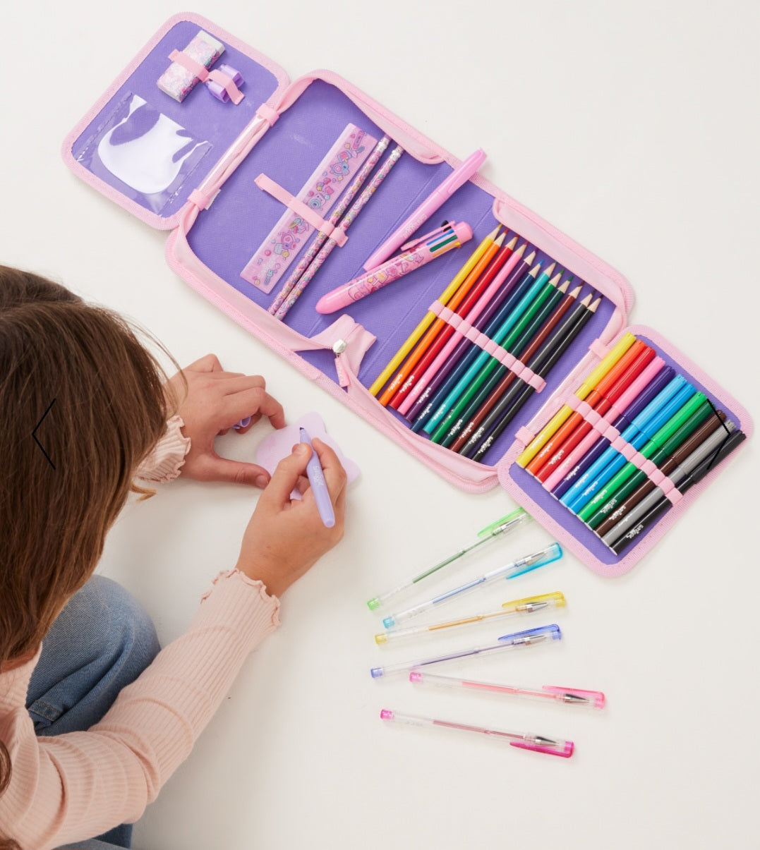Smiggle Stationery Kit | Girly Cosmetic | 22cm