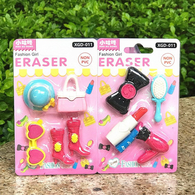 Mini Eraser Pack For Girl/Boy Random Design