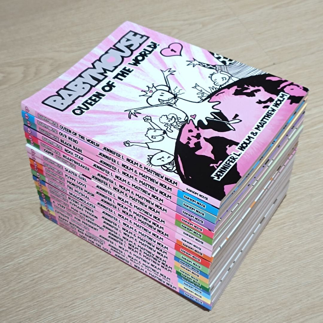 Baby Mouse Queen Of The World By Jennifer L. Holm 20 Books Set