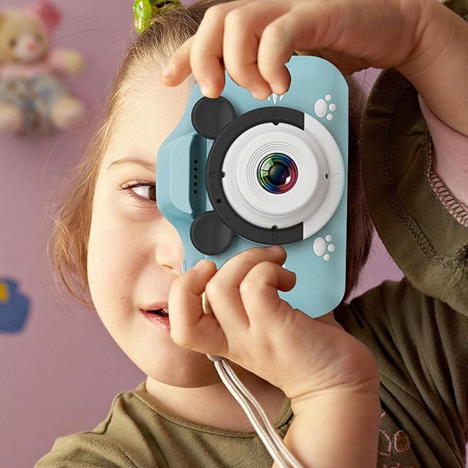 Camera Digital Light Blue Mickey Mouse Design 32 GB