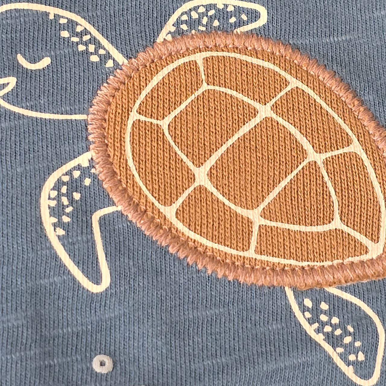 Outfit For Boys Set Of 2 Pcs Turtles Under The Sea Design Size 3-6months