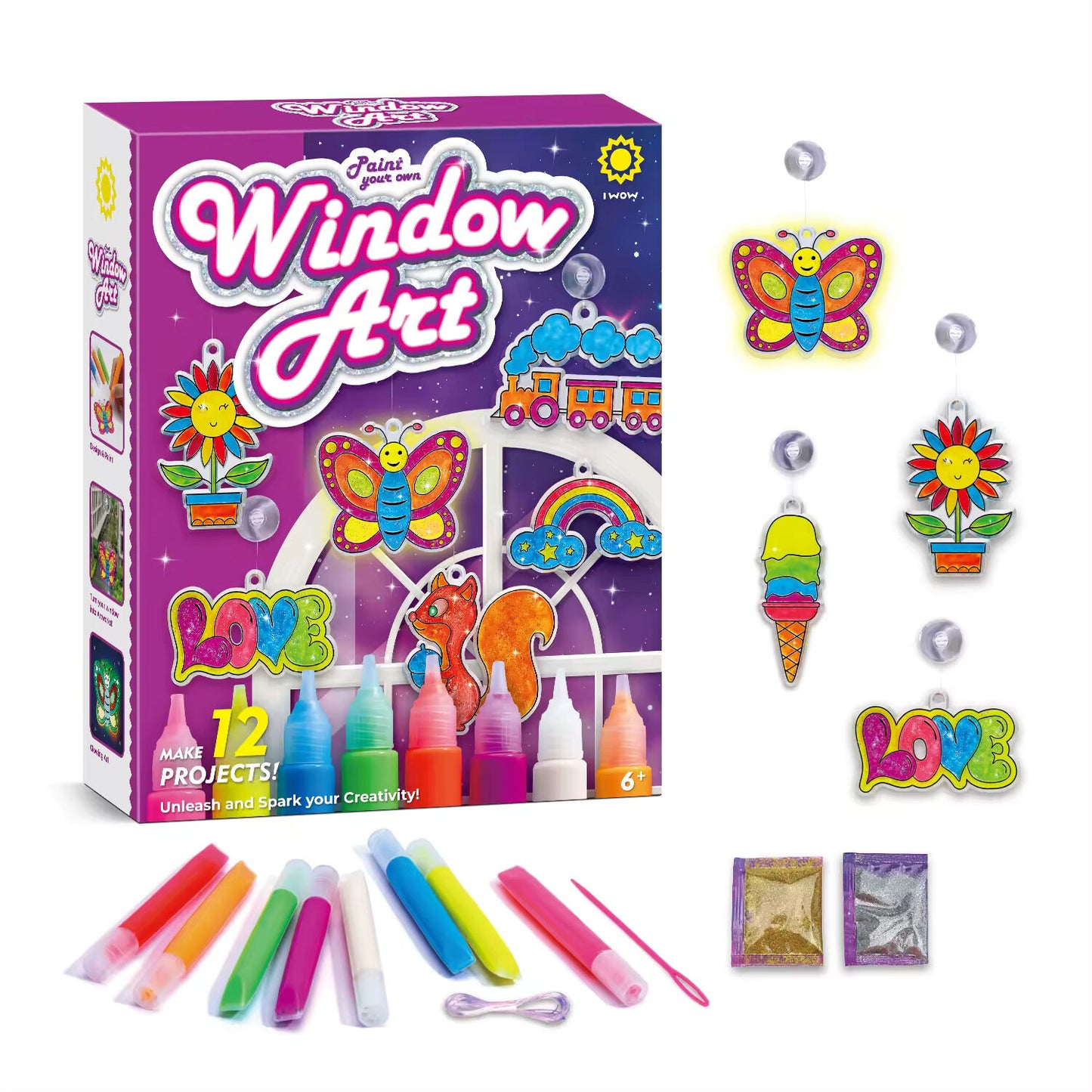 Paint Your Own Window Art Diy For Kids