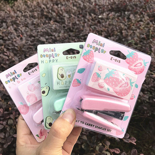 Mini Stapler For Kids Fruits/Dinosaurs Design