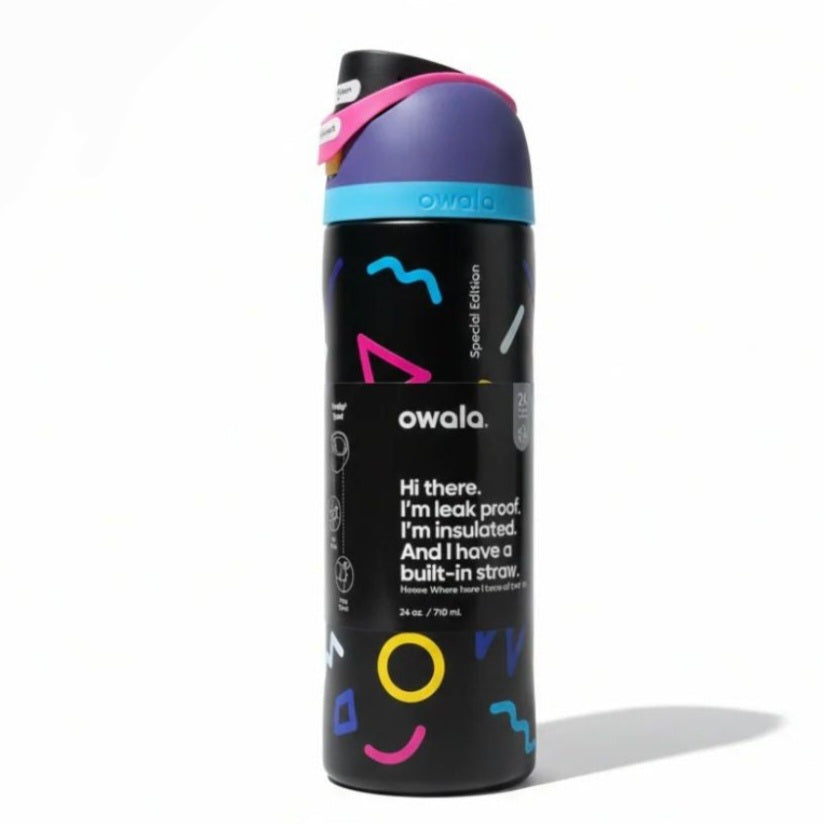 Owala Bottle Stainless Steel Free Sip Leak-proof Birthday Bash 710ml