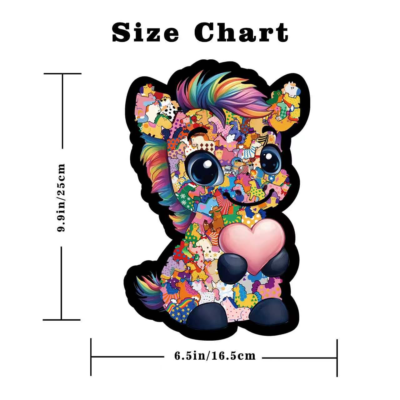 Cute Dog Wooden Puzzle – 72 Pieces | Colorful Animal Jigsaw Puzzle | 26004